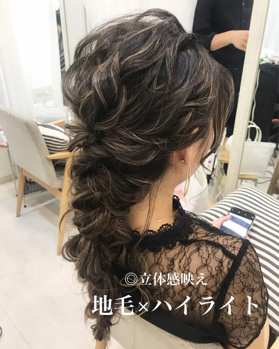 ロング ヘアアレンジ 成人式 ハーフアップ ポニーテール 結婚式・ブライダル 卒業式のヘアスタイル takebuchi harukaのヘアスタイル