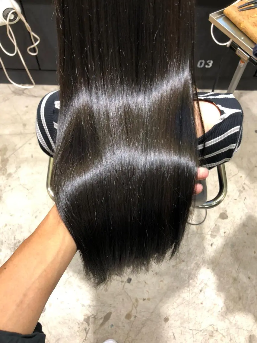 ロング カラー ハイライトカラー ハイライト 舘野 太嘉宏のヘアスタイル