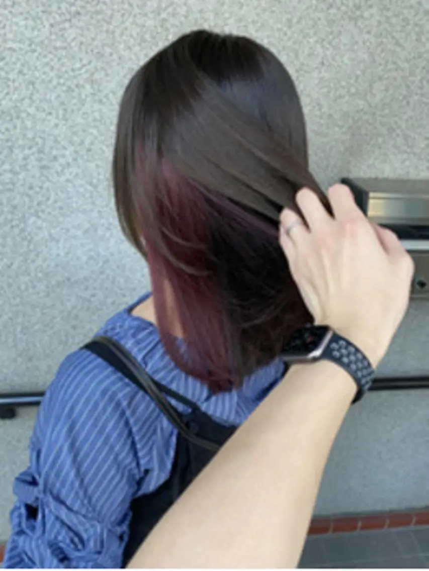 ミディアム 熊崎 樹のヘアスタイル