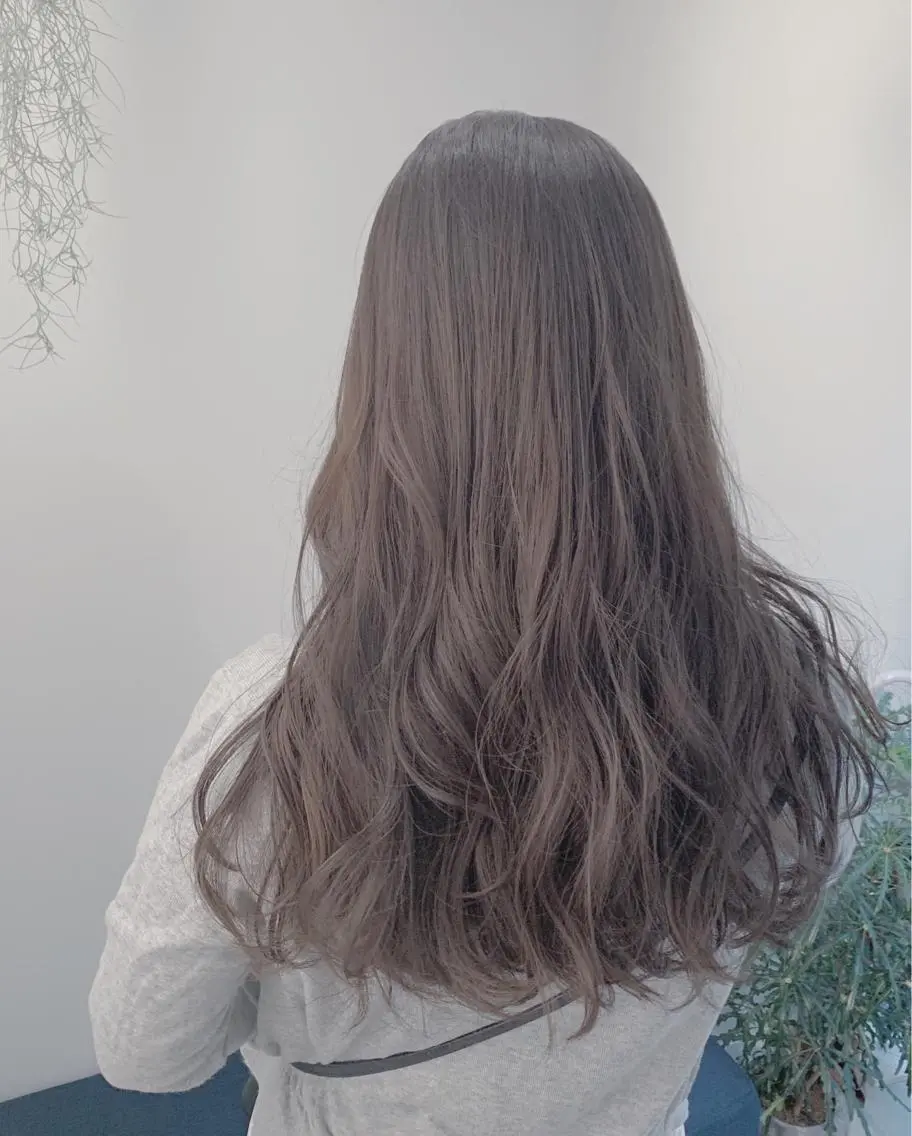 ロング カラー グレージュ 【完全マンツー 恵比寿】佐藤 翔のヘアスタイル