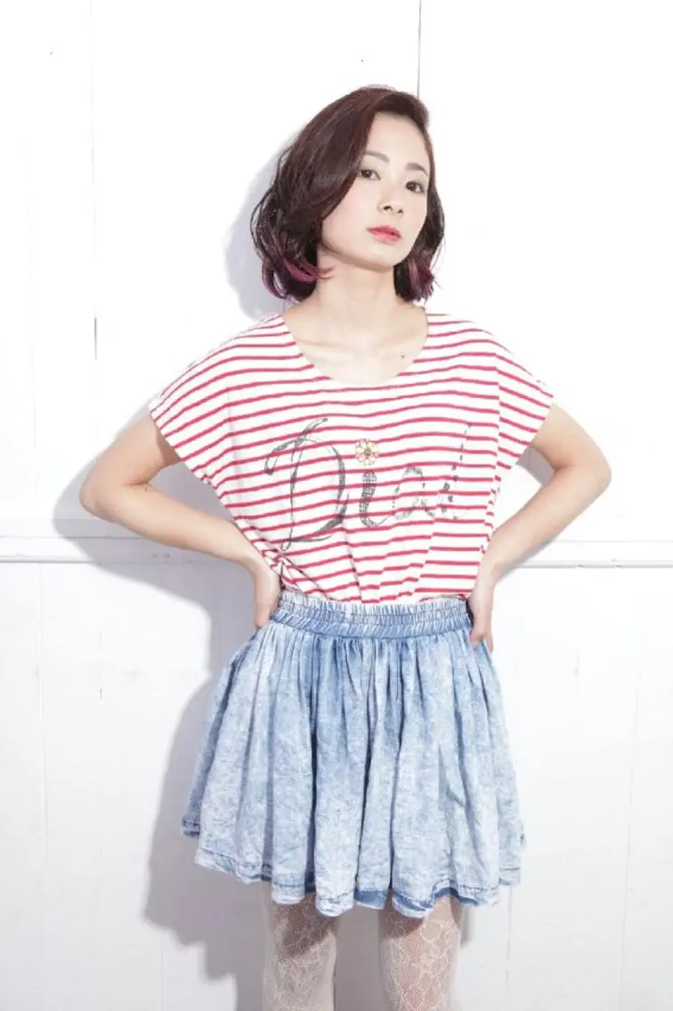 ショート ミディアム le. pidorgeのヘアスタイル