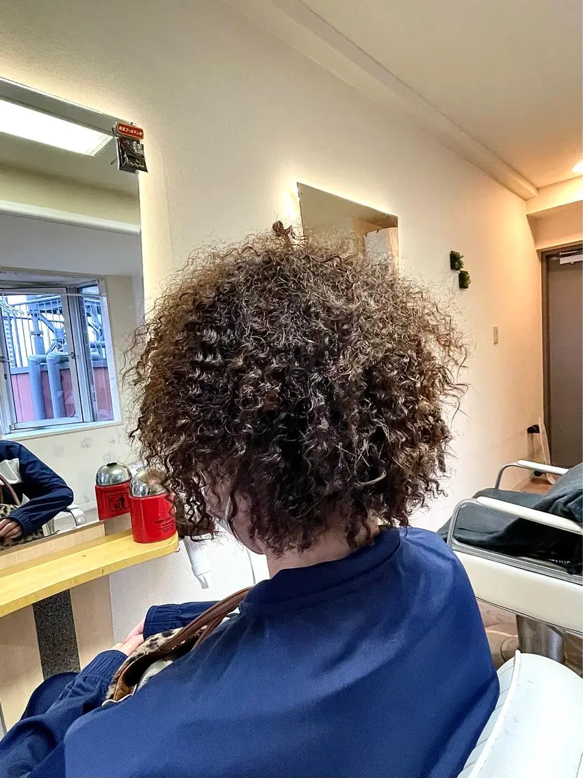 ミディアム カラー パーマ ミディアムパーマ カット パーマ メンズ大歓迎‼︎ ✨seigo✨のヘアスタイル