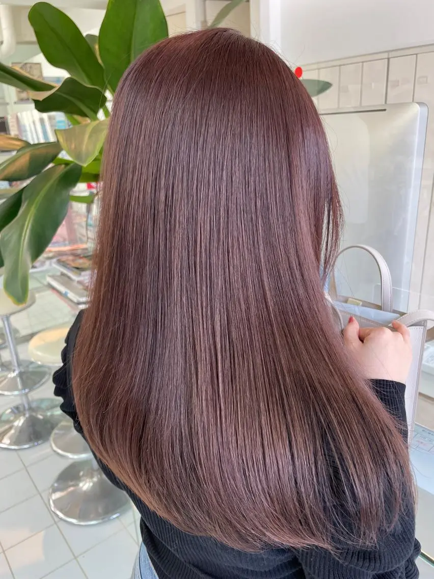 ロング カラー イルミナカラー トリートメント HEADS ex市川 ママ美容師ARISAのヘアスタイル