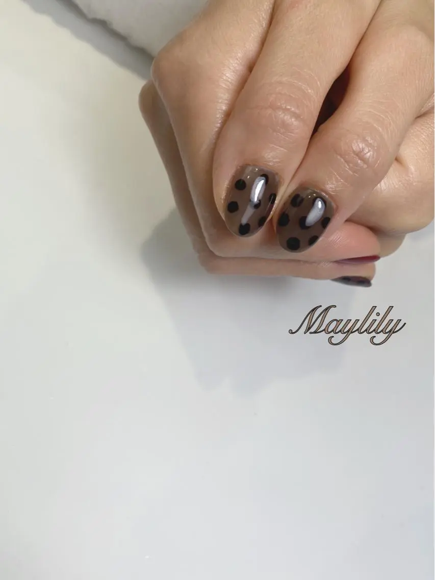 ネイル ドット ハンドネイル Nail salon Maylilyのネイルデザイン
