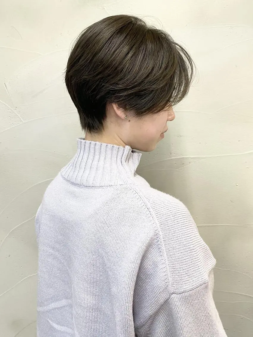 ショート カラー ショートヘア ANGELICA JR和歌山店のヘアスタイル