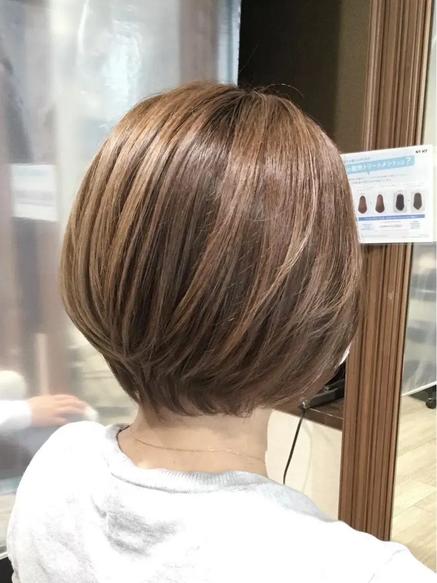 ショート 丸みショート 似合わせカット ショートヘア 髪質改善特化KIZU /艶髪研究（京都）のヘアスタイル