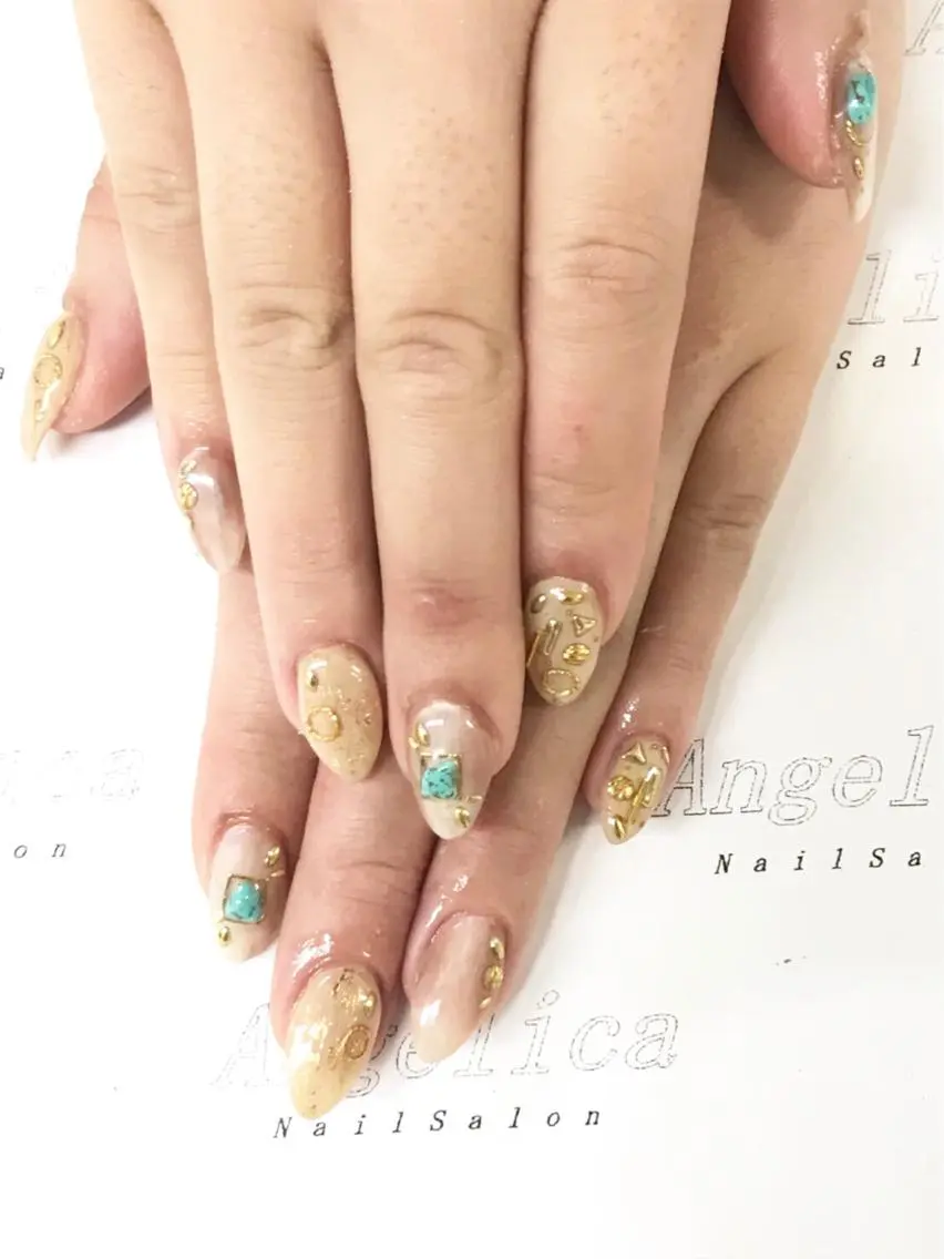 ネイル ハンドネイル Angelica ネイリストのネイルデザイン