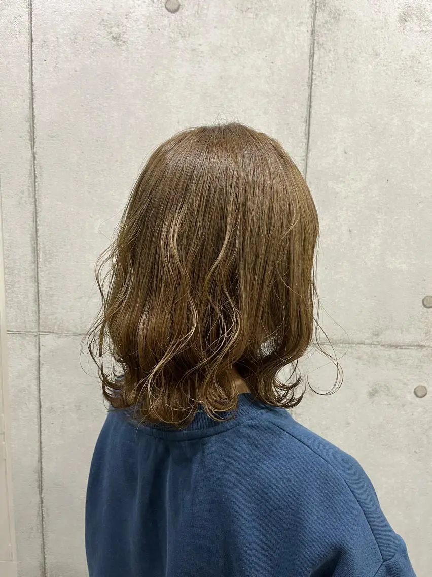 ショート カラー ヘアカラー トリートメント ヘアセット newi赤羽 HINATAのヘアスタイル
