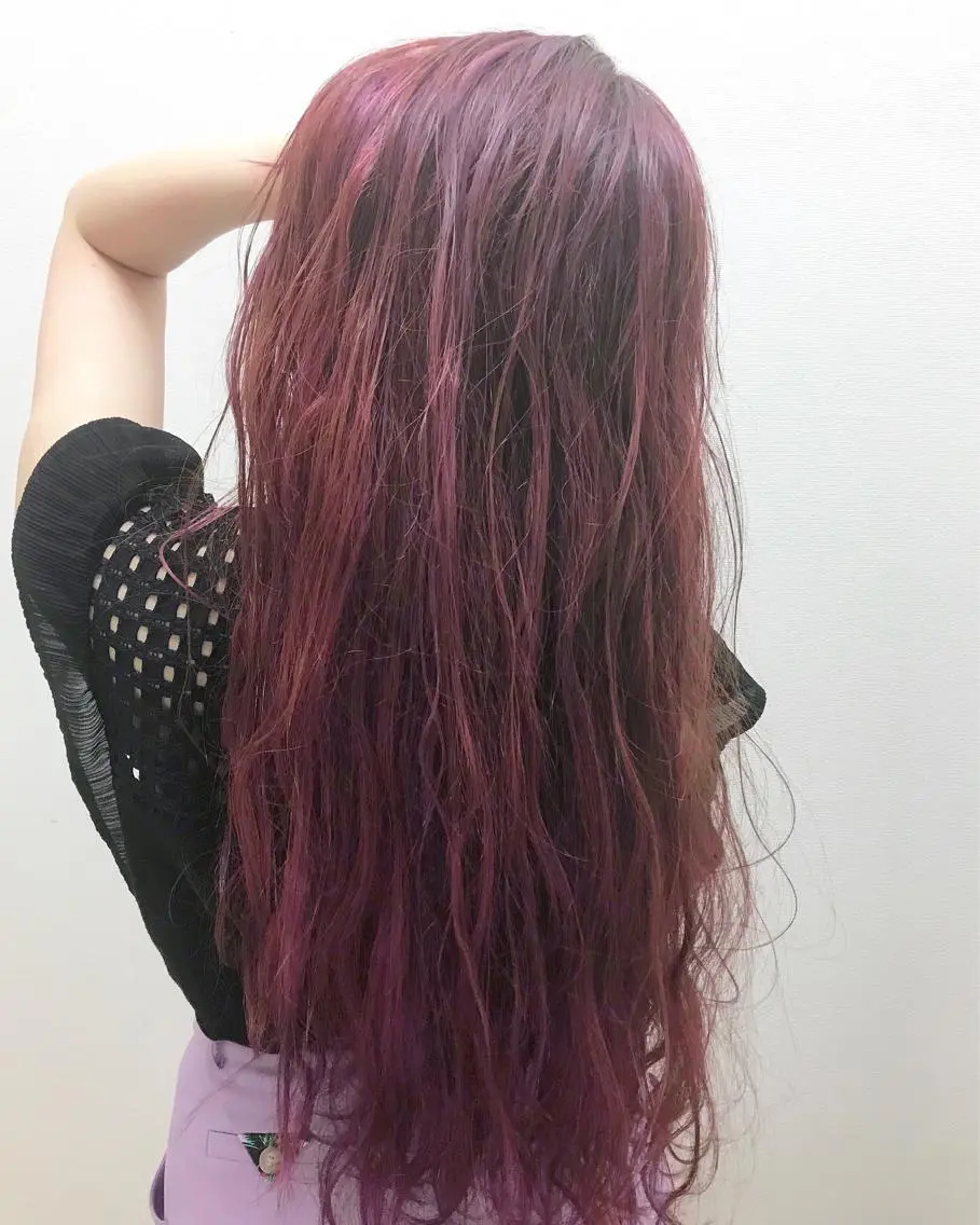 ロング 🧡色落ちまで2度 楽しめる🧡ヨシキのヘアスタイル