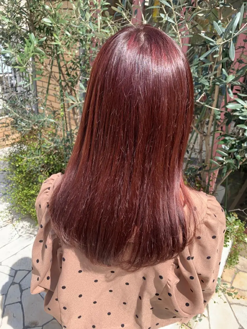 ミディアム カラー 今村 愛美のヘアスタイル