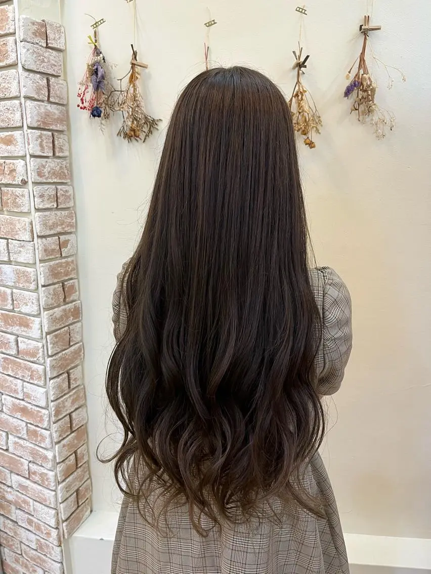 ロング カット ヘアカラー トリートメント マンツーマン 縮毛矯正/マユコのヘアスタイル