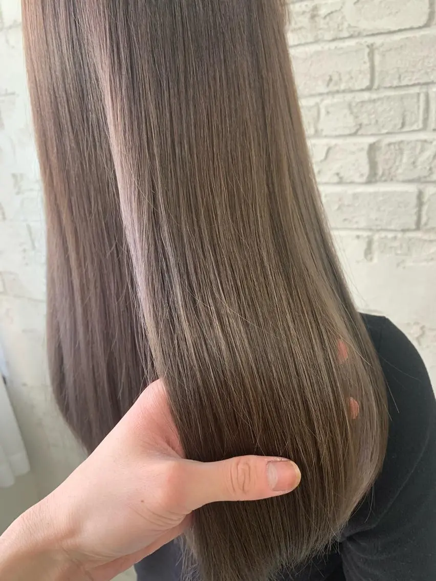 セミロング カット ヘアカラー トリートメント 🇺🇸ハイライト特 化美容師🇺🇸漆沢のヘアスタイル