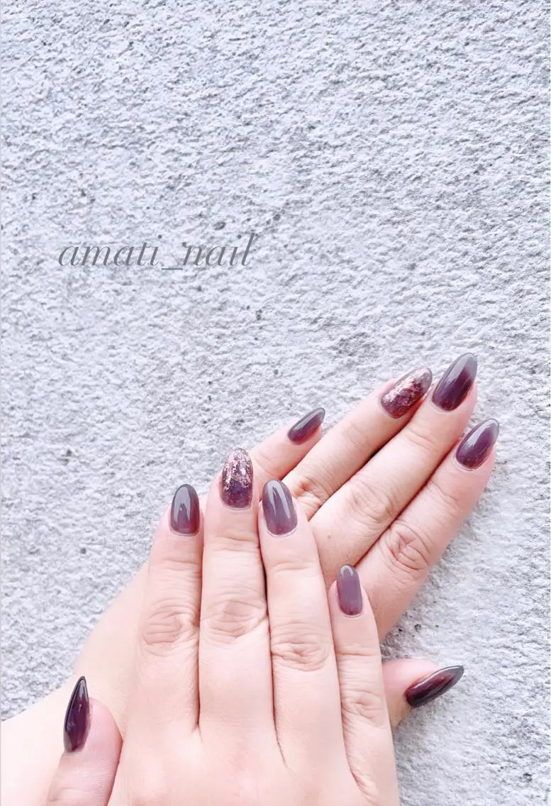 ネイル クリアネイル フットネイル ジェルネイル グラデーション マグネットネイル ハンドネイル amati_nail TAKAKOのネイルデザイン