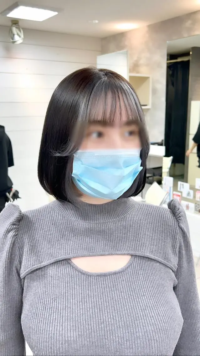 ショート カラー ヘアアレンジ ミストバング フェイスフレーミング インナー×縮毛矯正 ピンクカラー澤井里菜のヘアスタイル