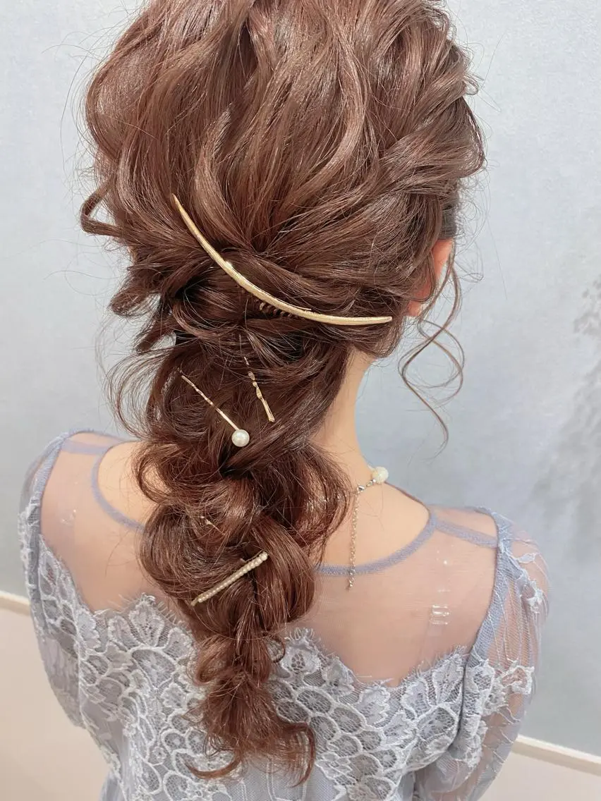 ロング ヘアアレンジ 大阪/ヘアアレンジ /似合わせset💐のヘアスタイル