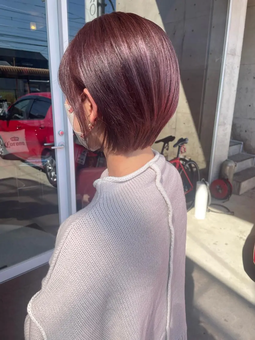 ショート カラー 日高 香織のヘアスタイル