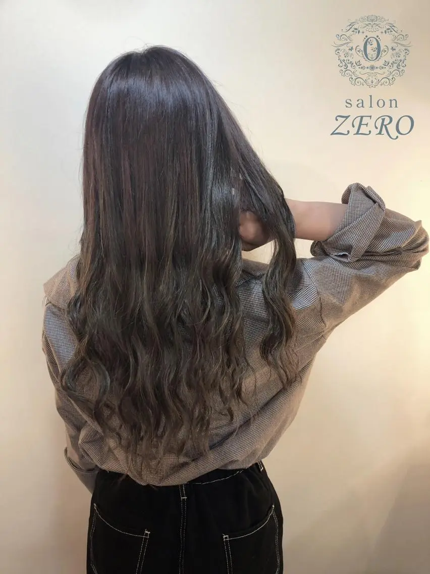 ロング カラー ヘアアレンジ Hair Make Salon ZEROのヘアスタイル