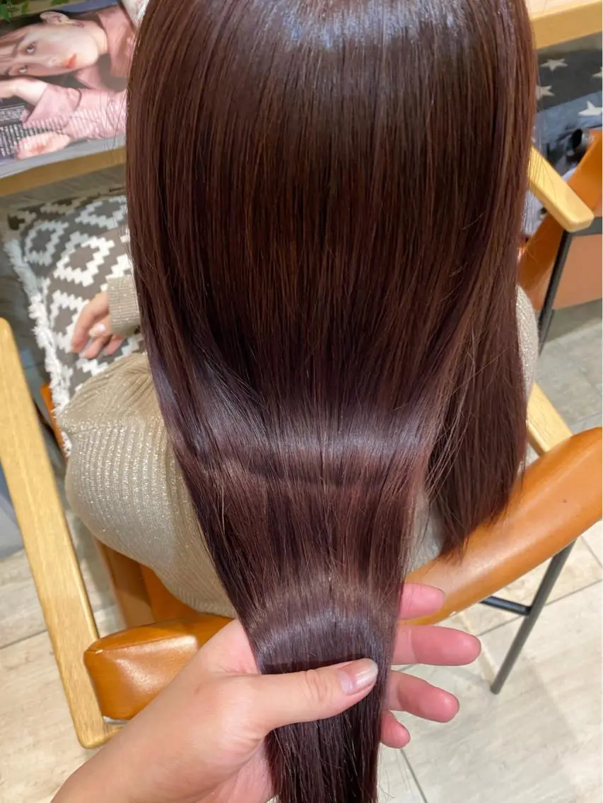 カラー ヘアカラー ゆるふわパーマ🌼 アレンジ🌼リョウカのヘアスタイル