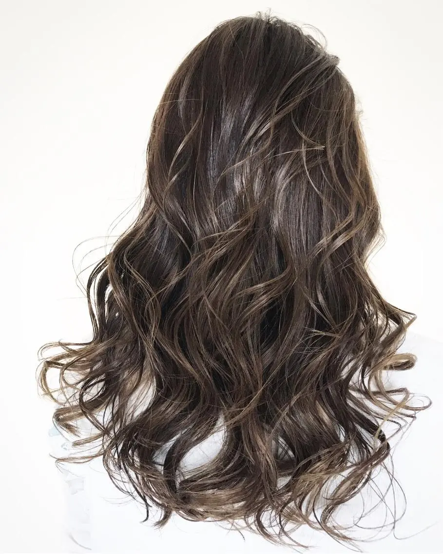 セミロング カラー 髪質改善サロン ARCHE野瀬冬馬のヘアスタイル