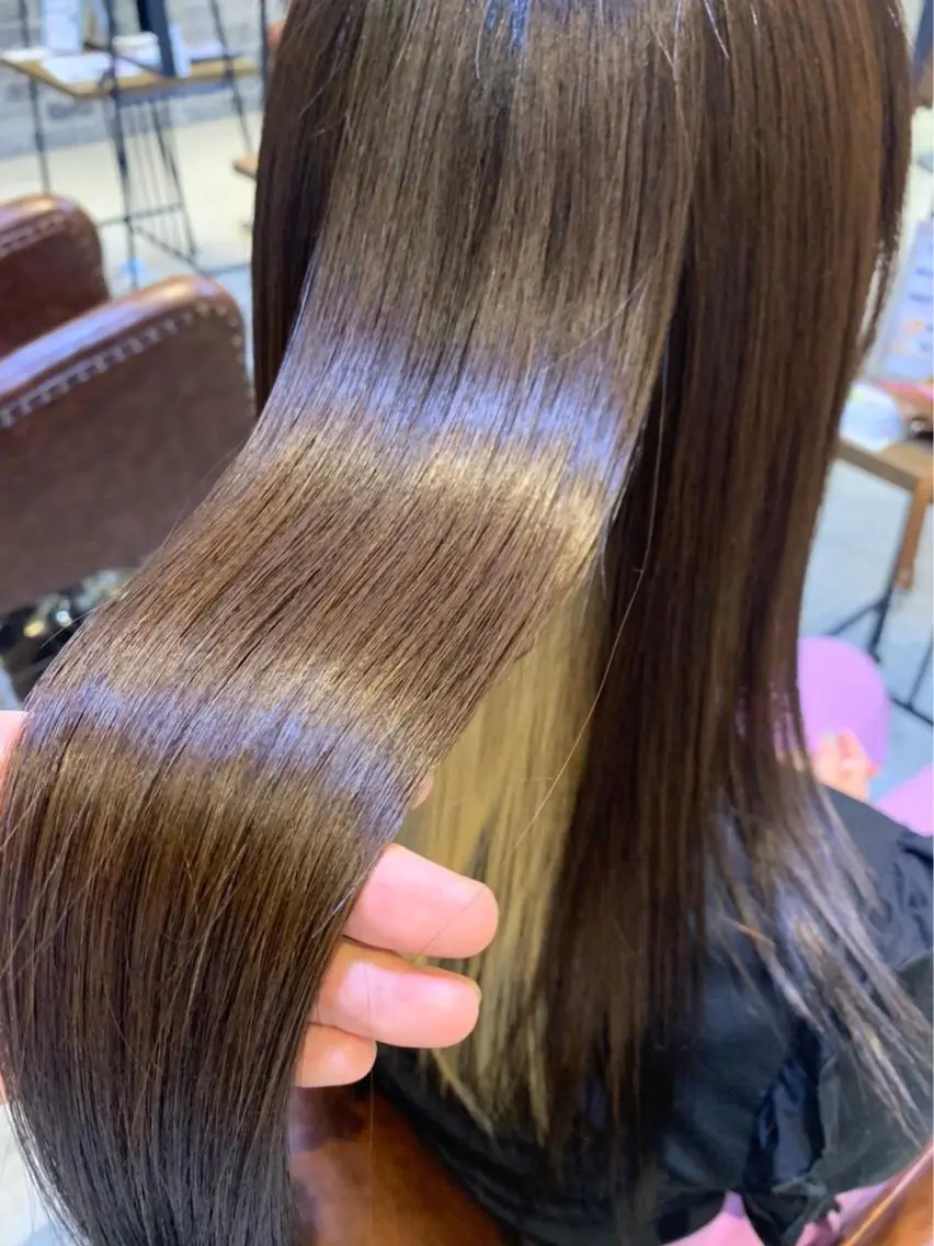 ロング トリートメント 松田 真央のヘアスタイル