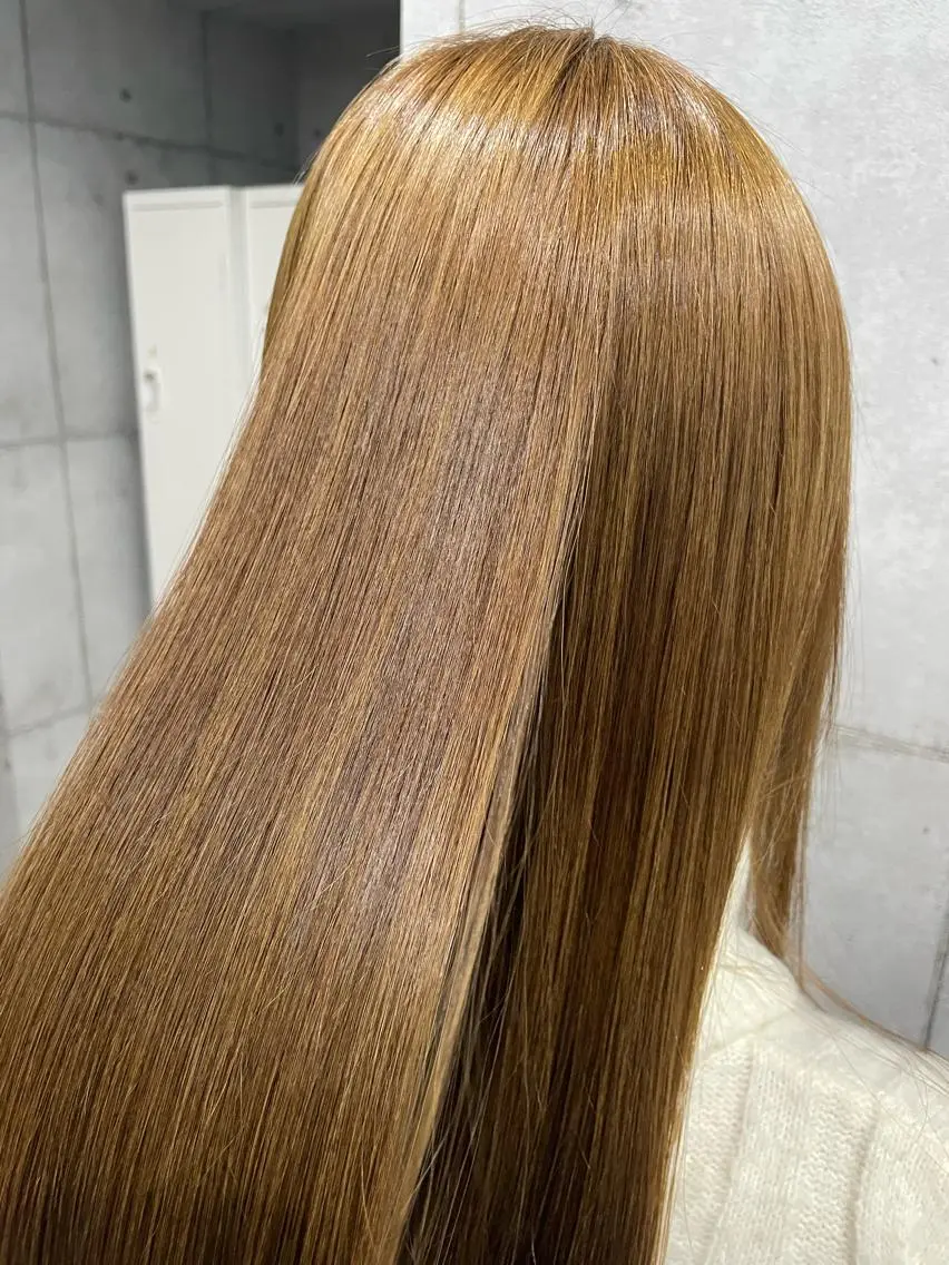 ロング カット 縮毛矯正 トリートメント ✂︎newi池袋✂︎ 長谷川寛のヘアスタイル