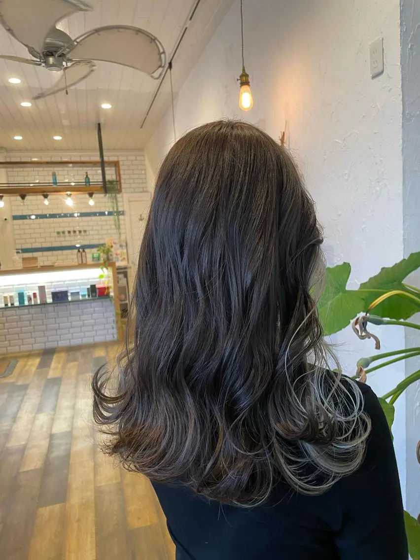 ロング カラー バレイヤージュ ベージュカラー ブリーチ ハイライトカラー 外国人風カラー ヘアカラー 🌸小掛🌸 豊橋外国人風カラーのヘアスタイル