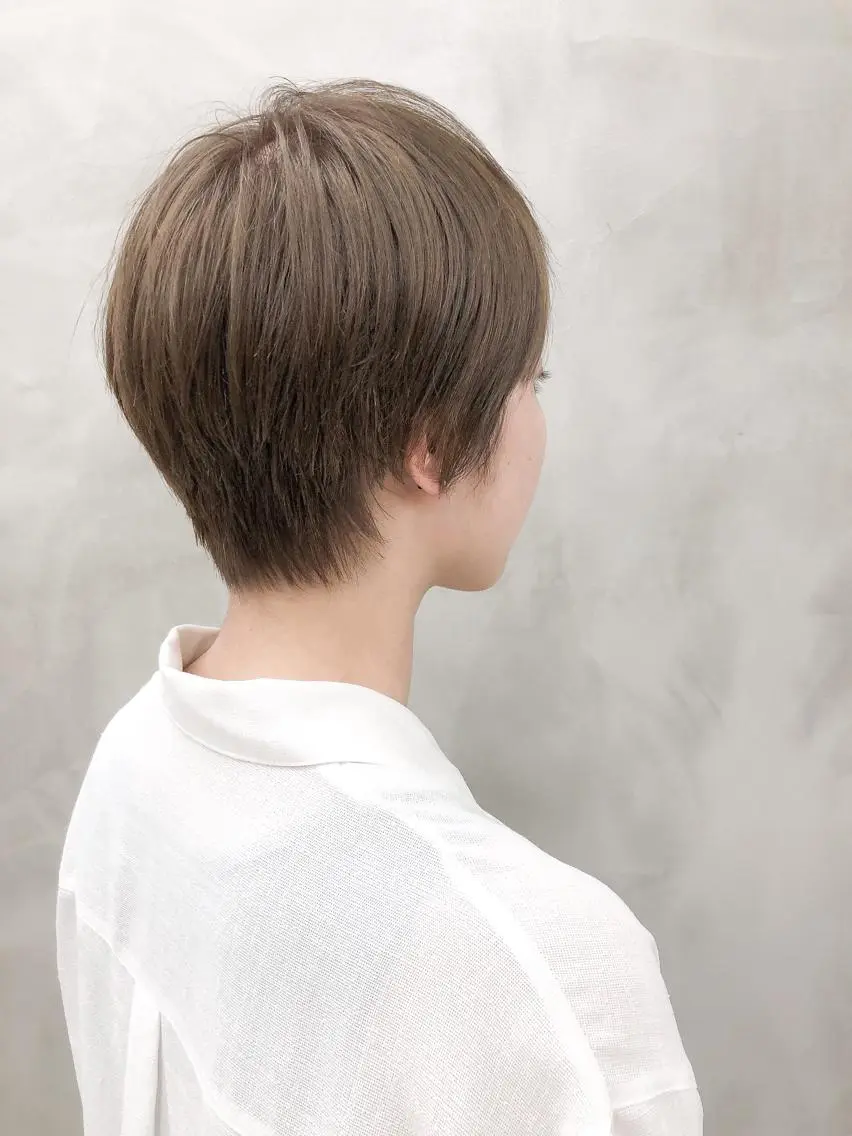 ショート カラー ブリーチ ショートヘア ショート・ボブ 徳竹淳一のヘアスタイル
