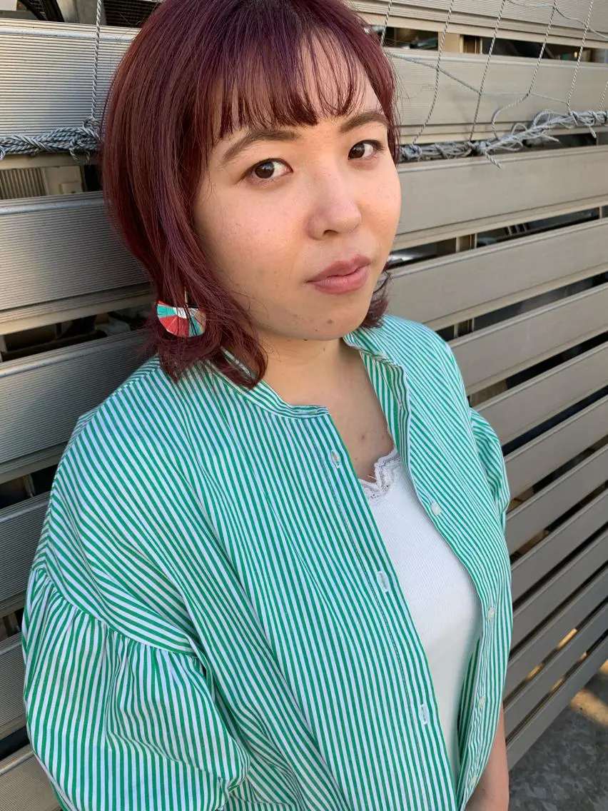 ショート カット ヘアカラー トリートメント 福原 亜祐美のヘアスタイル