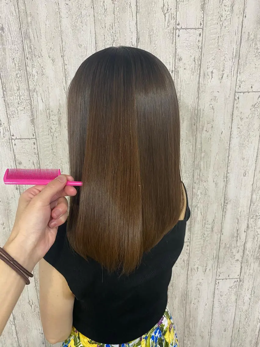ロング トリートメント 勝河 怜楊のヘアスタイル