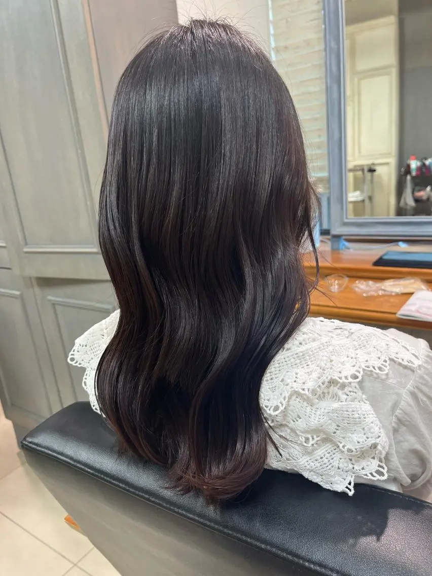 セミロング カラー Froom🌻 村上夏菜のネイルデザイン