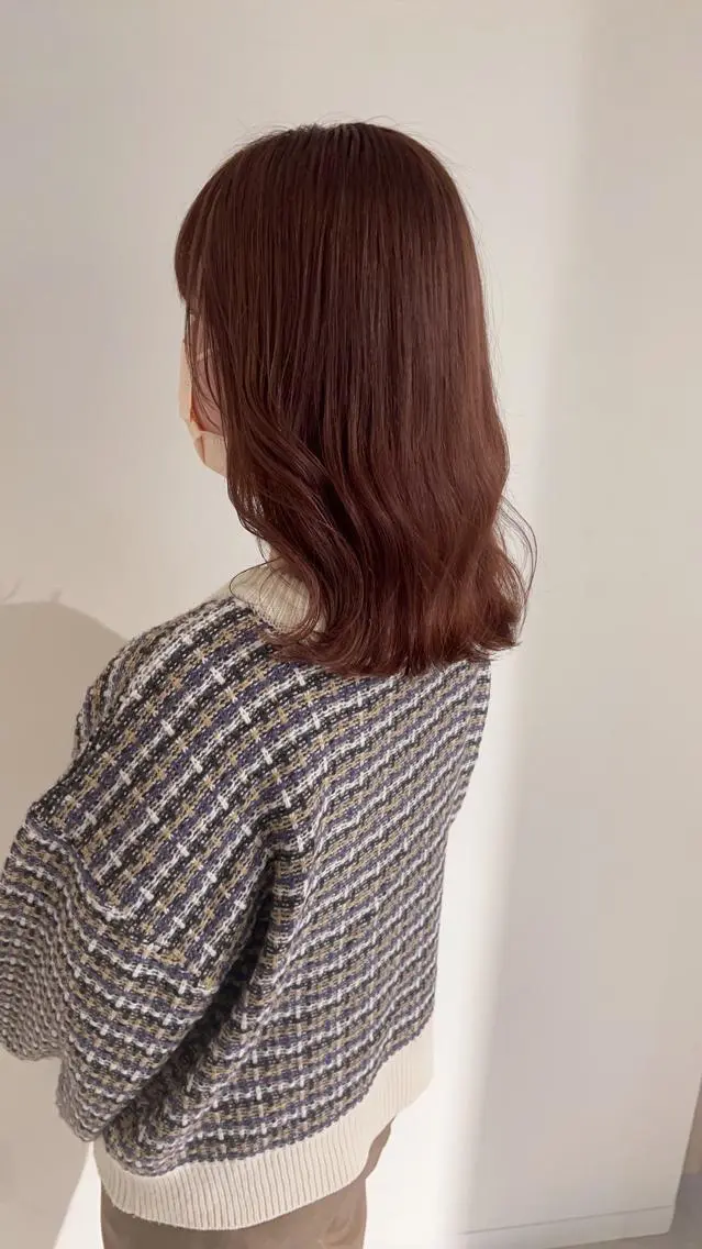 セミロング 🫧ツヤ髪個室美容室 安食茉莉🫧のヘアスタイル