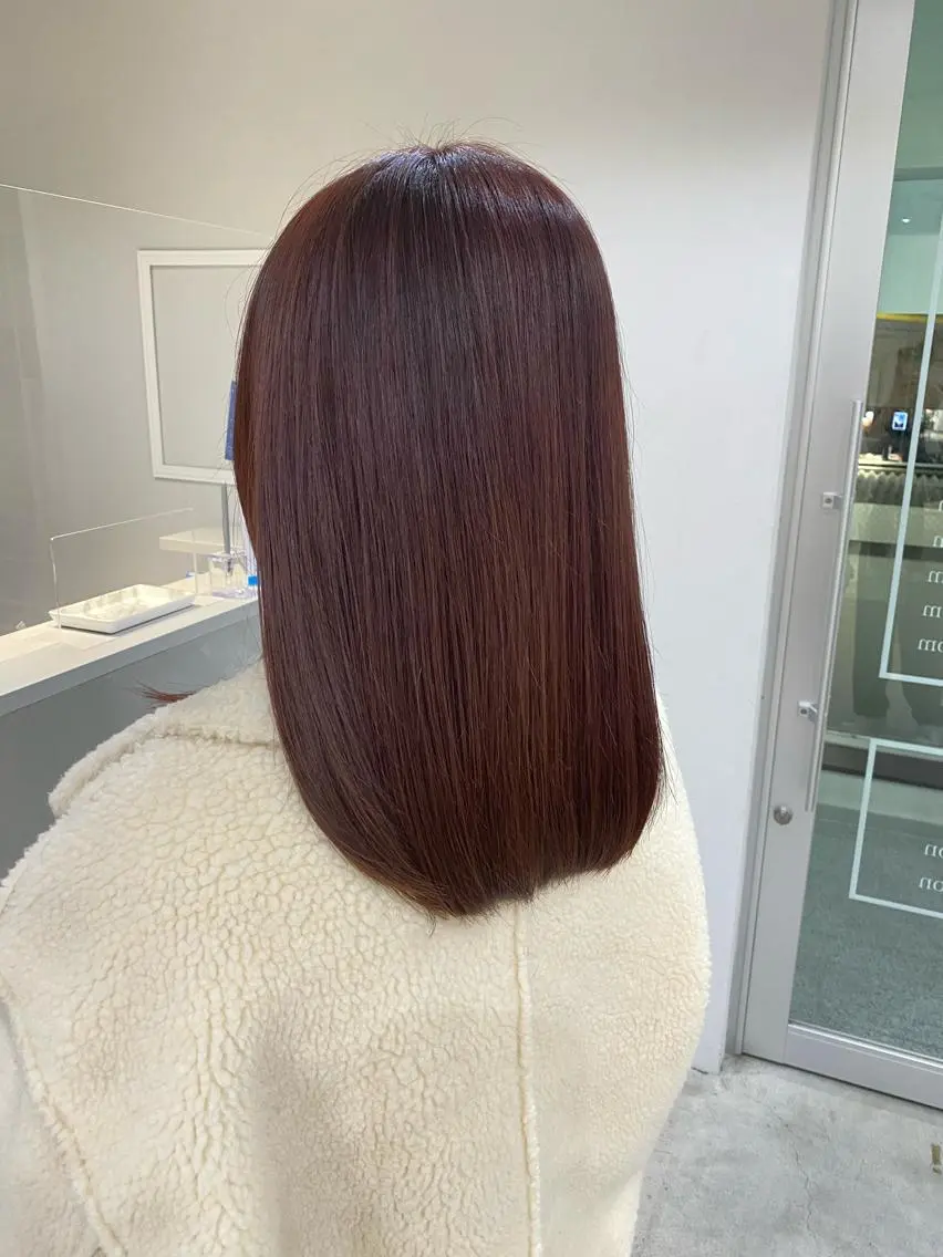 ミディアム カラー ラベンダーカラー ピンクカラー ピンクラベンダー メンズカット/中西 きょうかのヘアスタイル