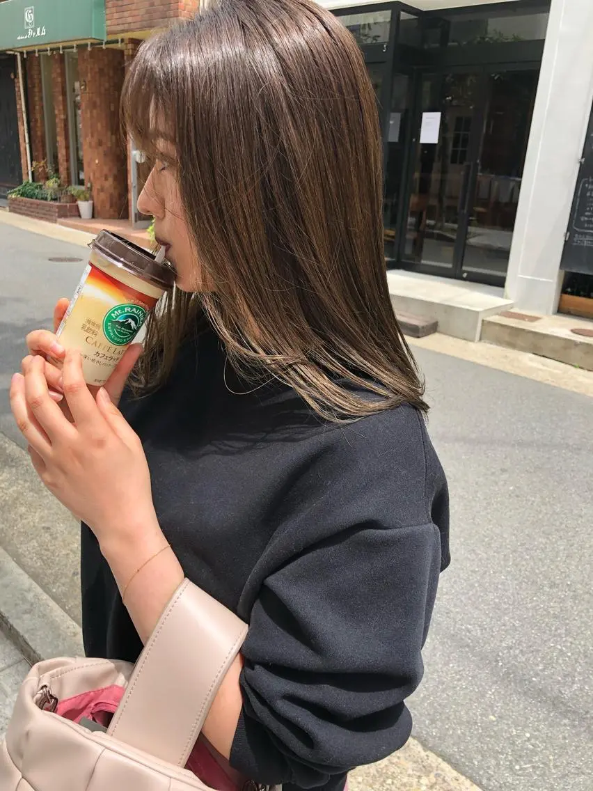 ミディアム 山口 朔弥のヘアスタイル