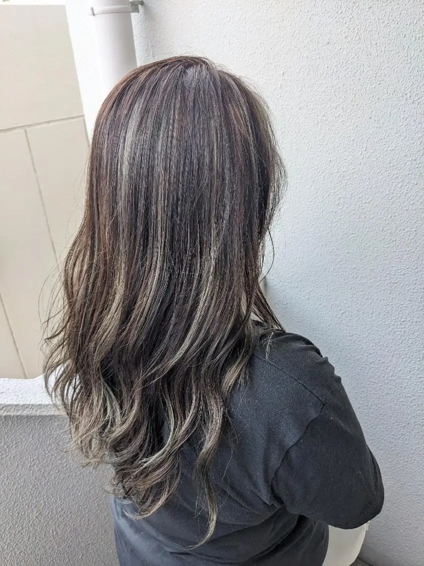 カラー ロング カット 小川 健治✨のヘアスタイル