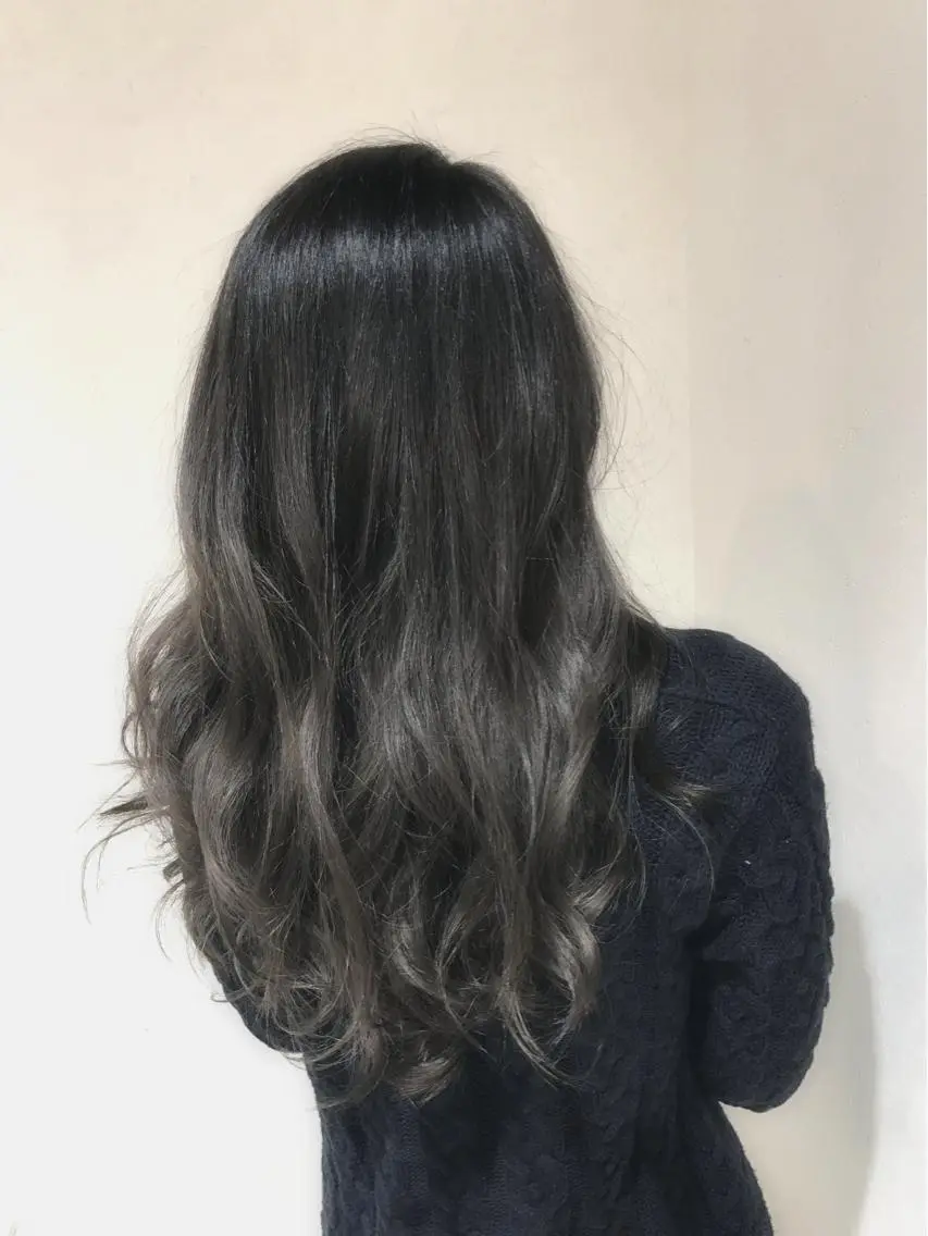 ミディアム セミロング ロング カラー パーマ ヘアアレンジ グラデーションカラー グレージュ 縮毛矯正/美髪 髪質改善/石田幸輔のヘアスタイル