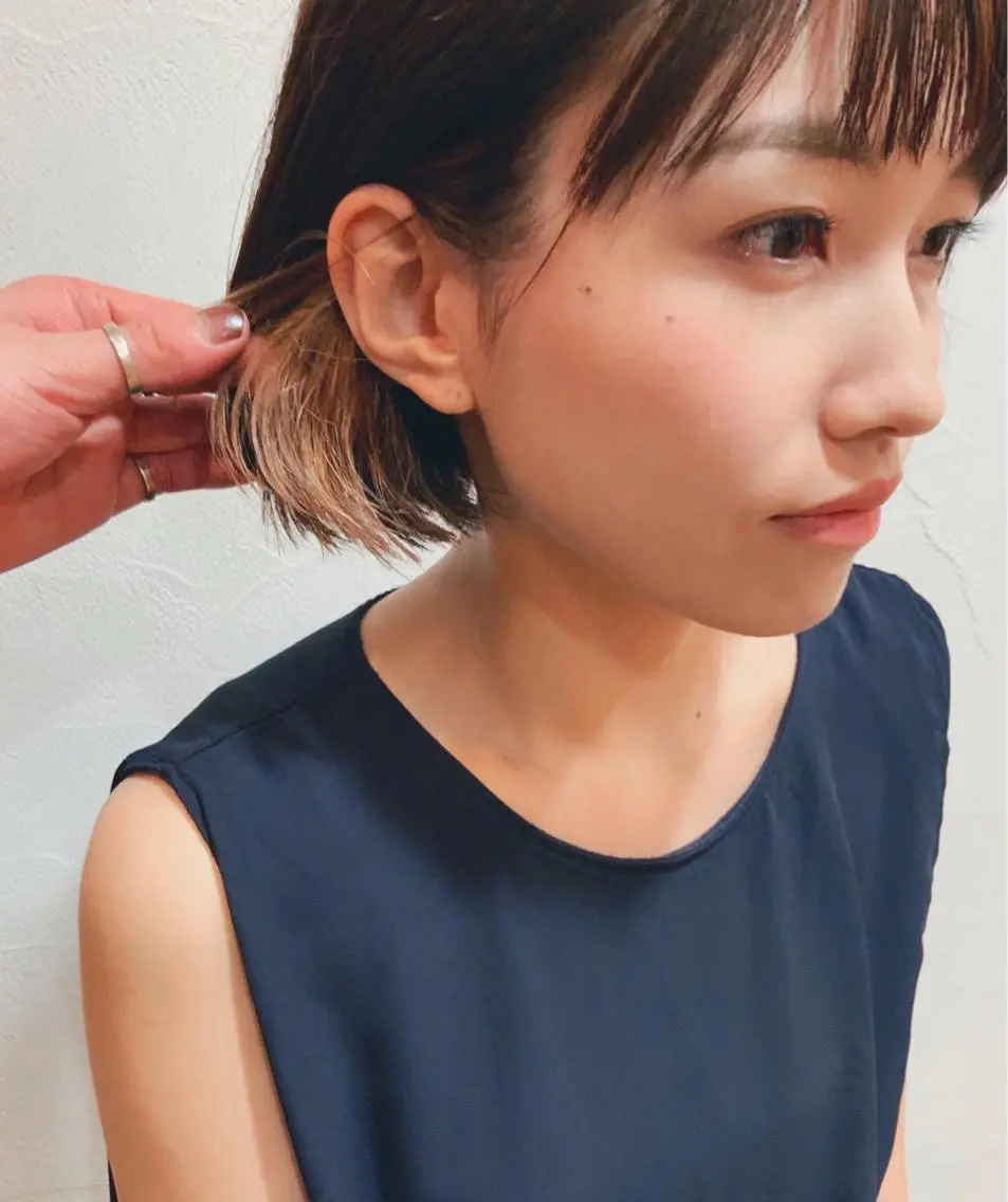 ショート カラー ベージュカラー メンズカット特化柏駅 徒歩3分LOUのヘアスタイル