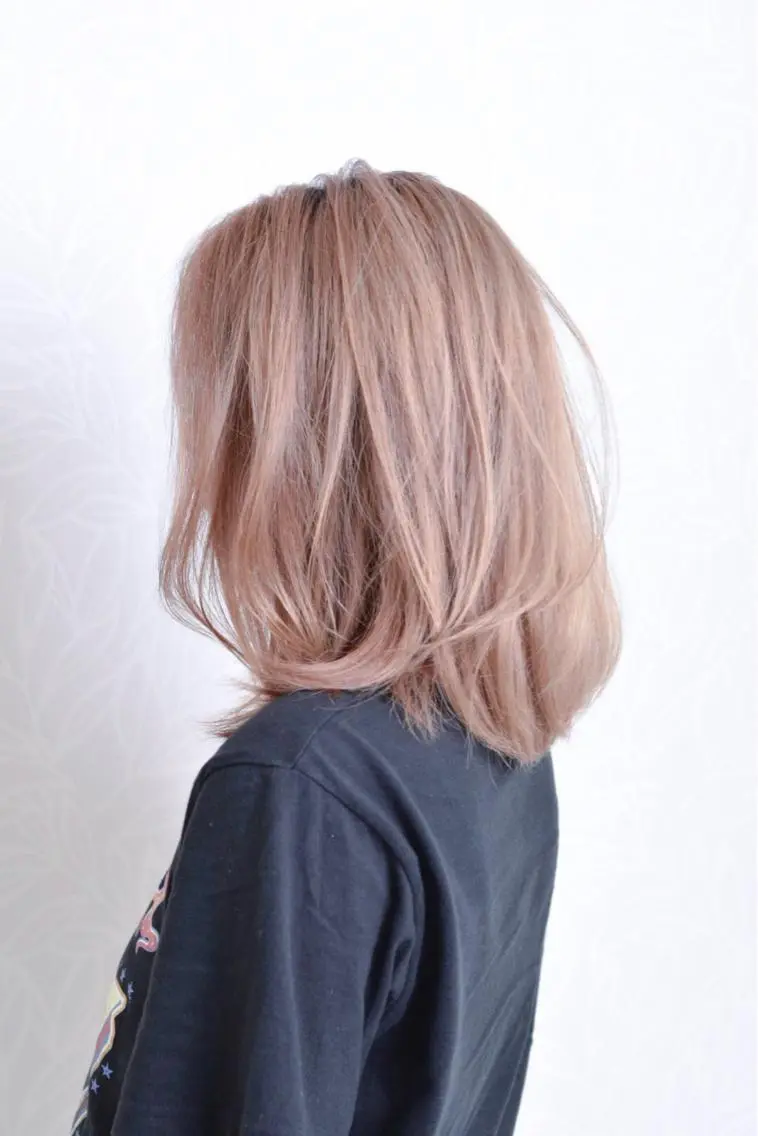セミロング 福元 保雄のヘアスタイル