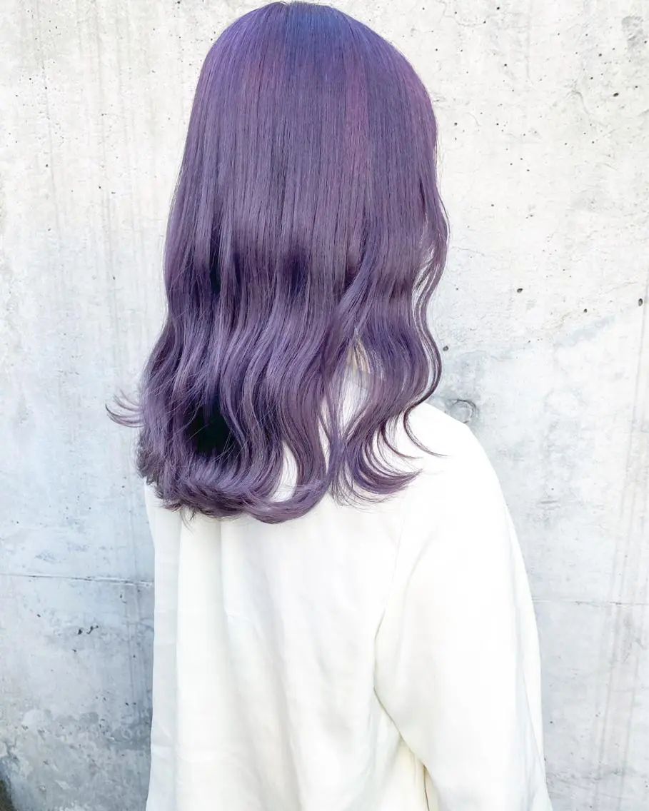 ミディアム パーマ、髪質改善 菊地美月のヘアスタイル