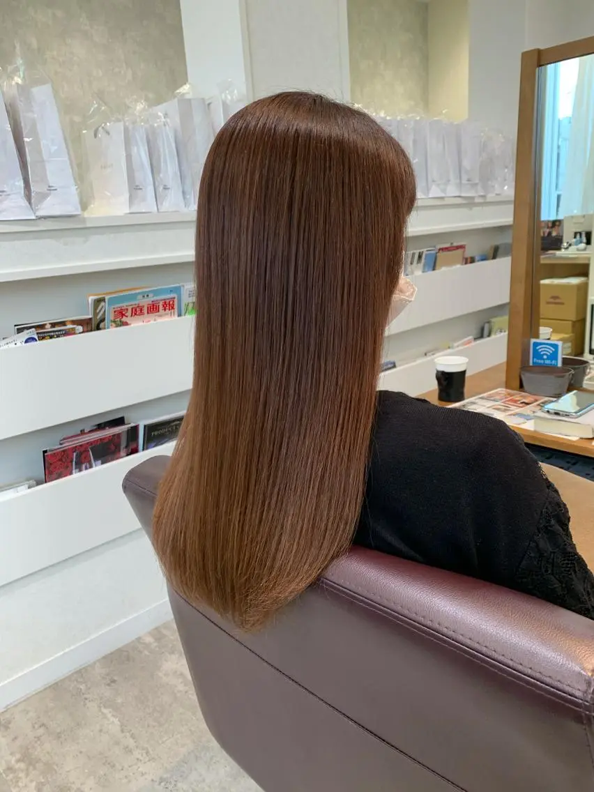 ロング カラー HAREru. モデル募集【戸塚】のヘアスタイル