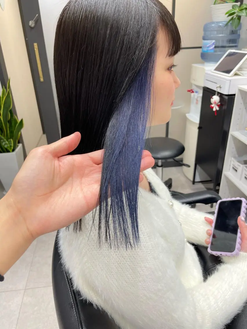 ロング カラー カット ヘアカラー 髪質改善will hairdesignのヘアスタイル
