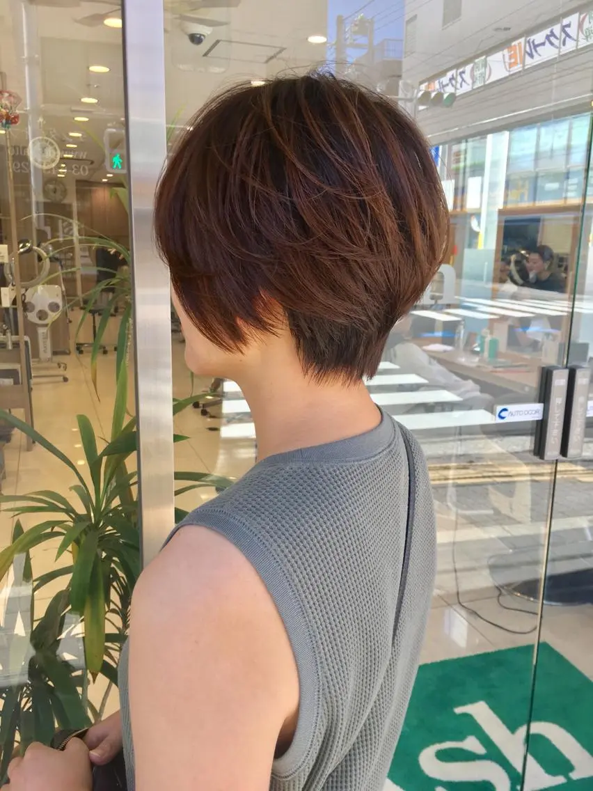 ショート カラー ショートヘア 寺内 紳悟のヘアスタイル