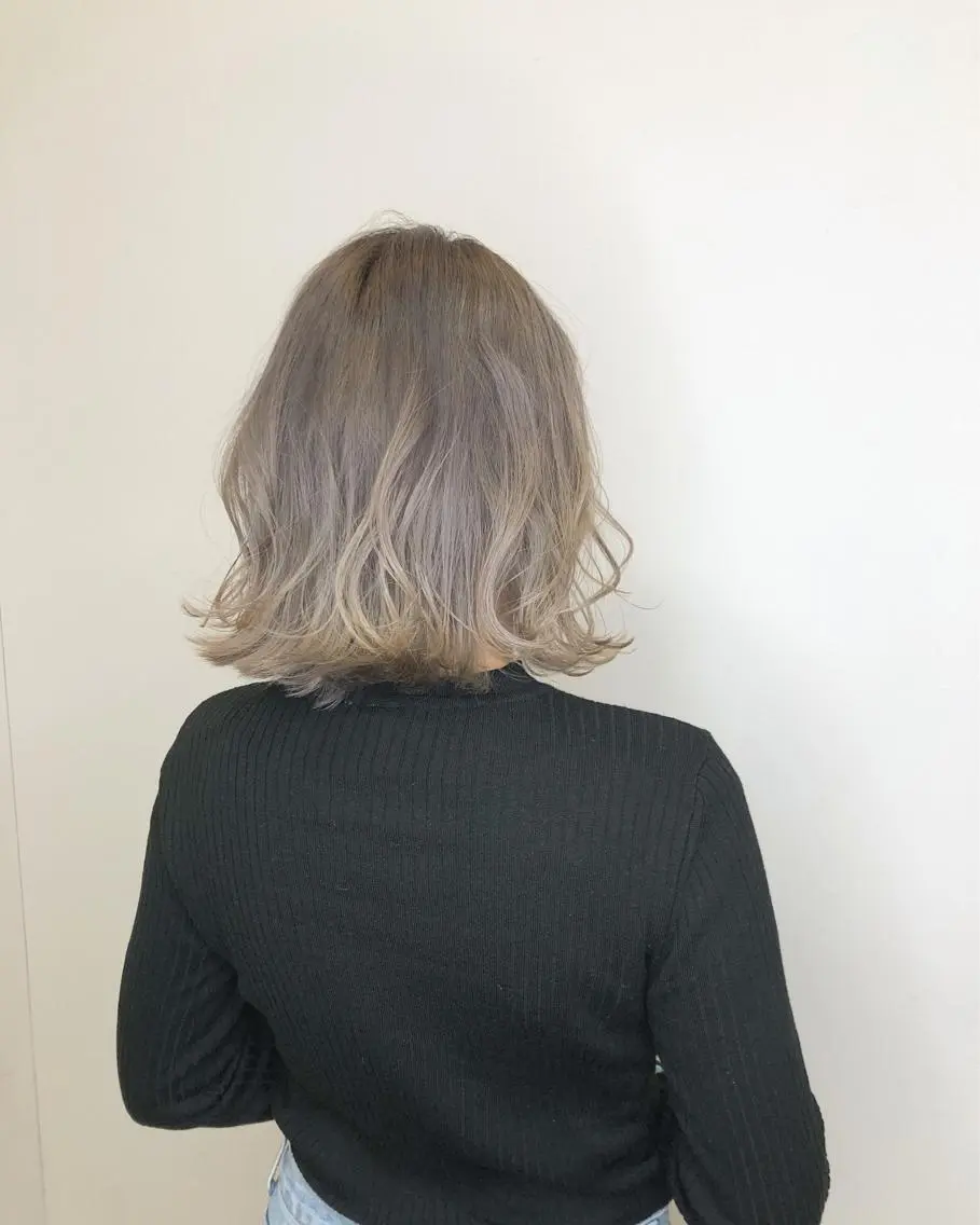 ショート 外国人風カラー レイヤー×縮毛矯正 深見 拓のヘアスタイル
