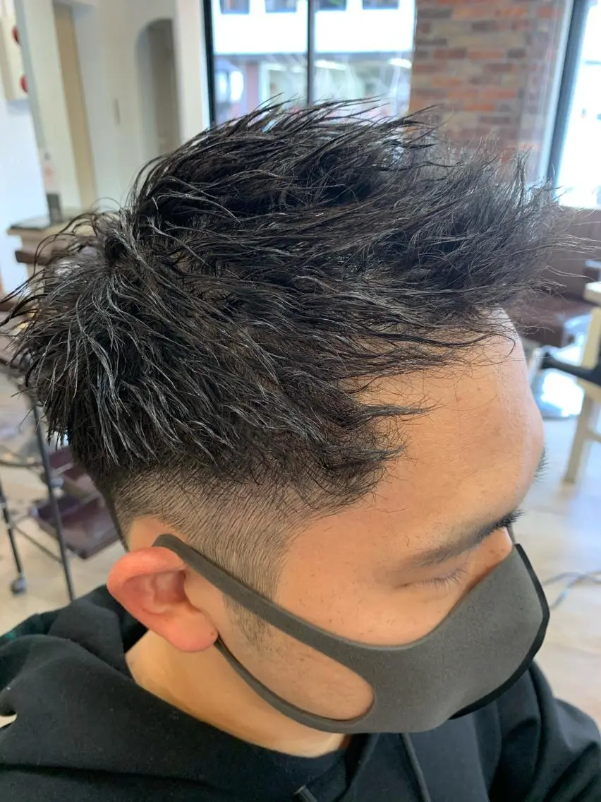 ショート パーマ ツイストパーマ カット パーマ 早川 哲矢のヘアスタイル