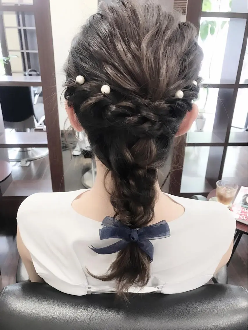 ロング ヘアアレンジ 結婚式・ブライダル 沢田 瞳のヘアスタイル