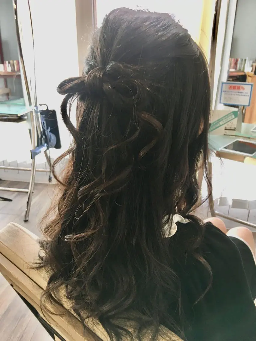 ロング ヘアセット 💭メンズ特化 フクダ💭のヘアスタイル