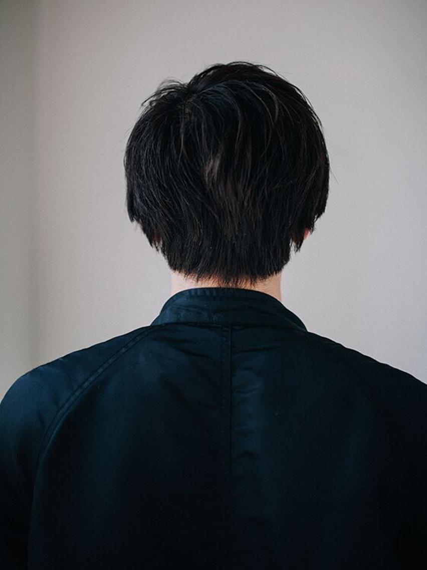 ショート メンズ アップバング コンマヘア フェードカット マッシュ スキンフェード トップスタイリスト ✨KIRIKA中野✨のヘアスタイル
