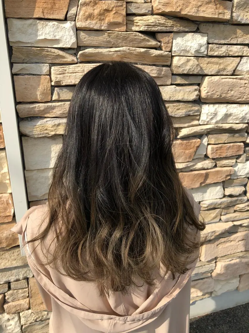 ロング 福元 保雄のヘアスタイル