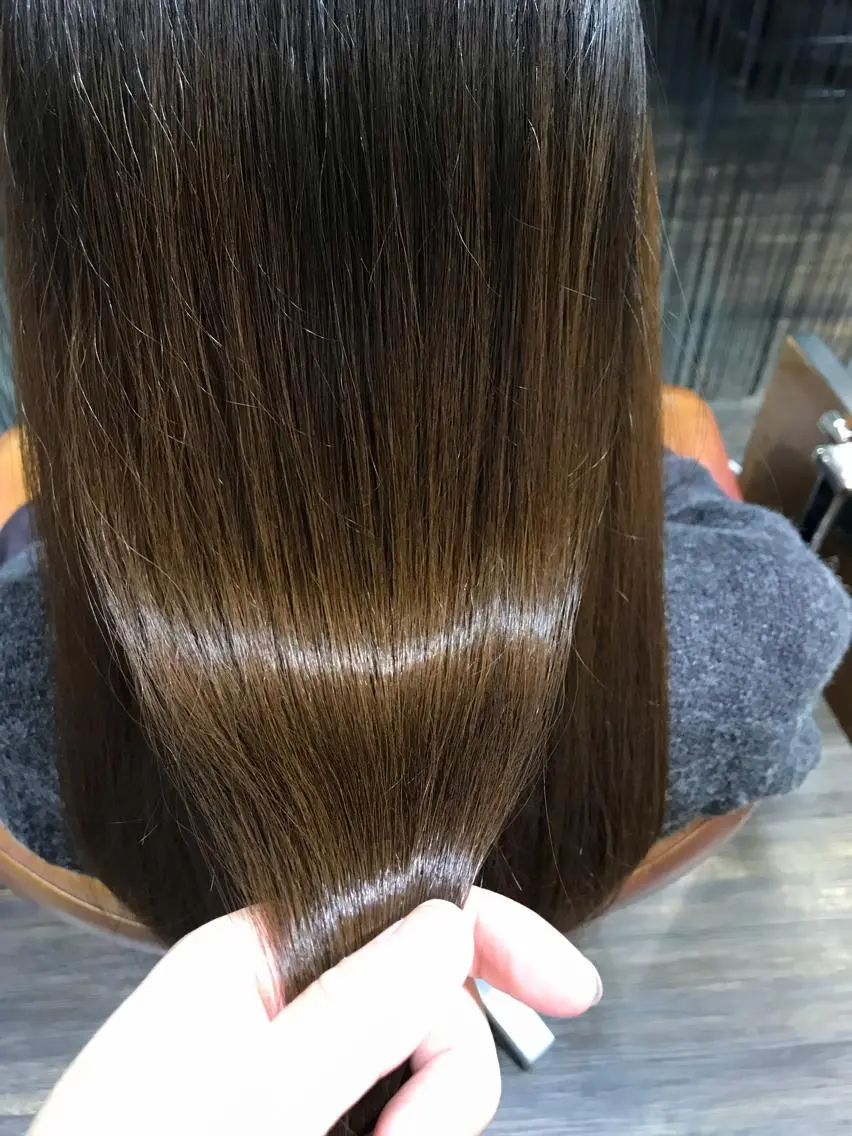 ロング パーマ 髪質改善 縮毛矯正/ 髪質改善 /ショート 圍 崇行のヘアスタイル