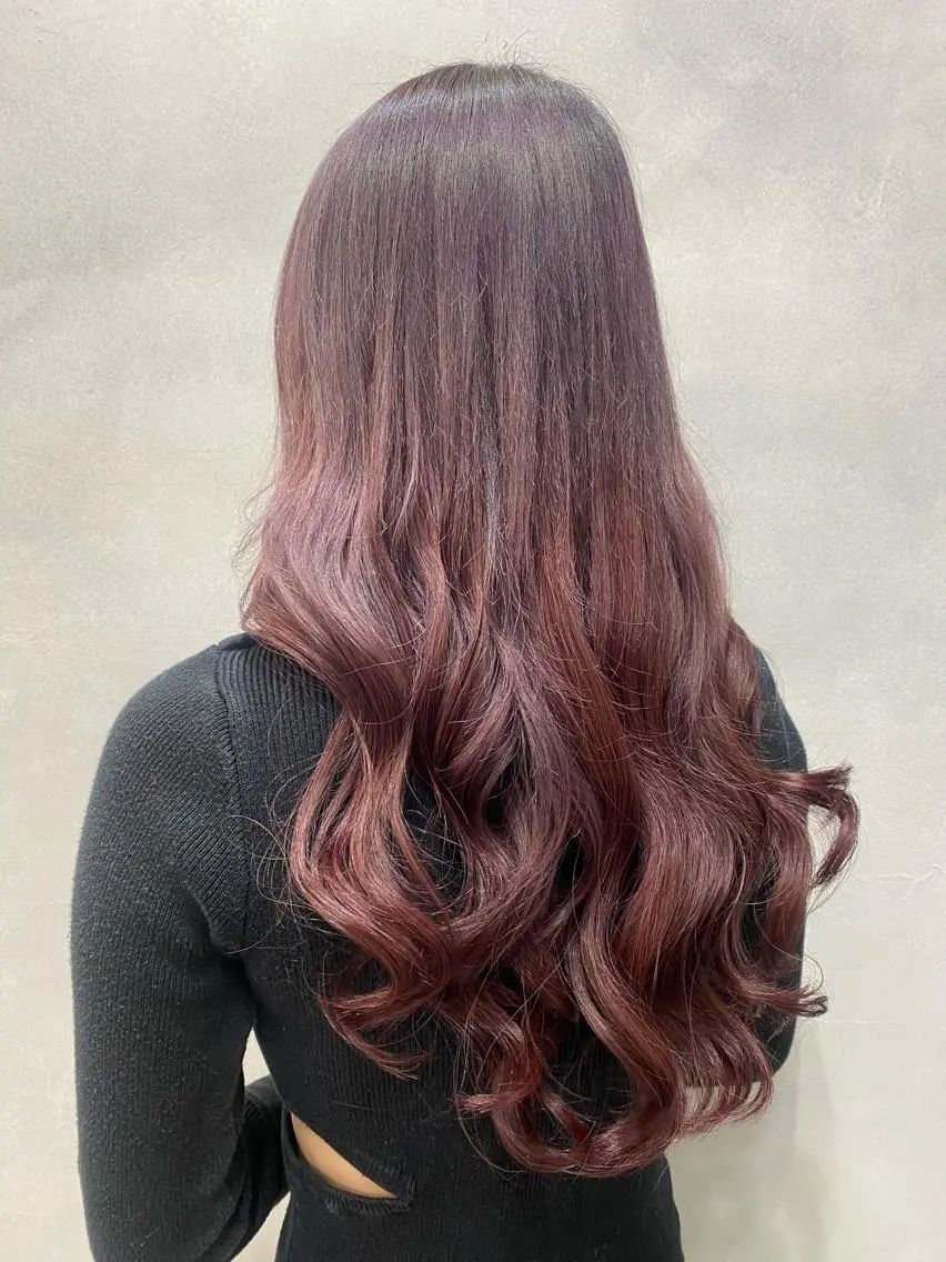 セミロング カラー ヘアアレンジ FAAM Tsuneのヘアスタイル