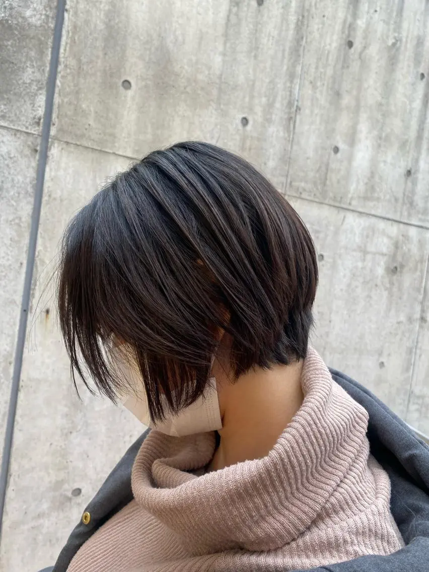 ショート カラー ショートヘア 髪質改善/艶カラー /EisoAkariのヘアスタイル